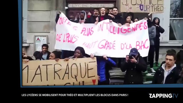 Blocus pour Théo : les lycéens en colère, les incidents avec la police (vidéo)