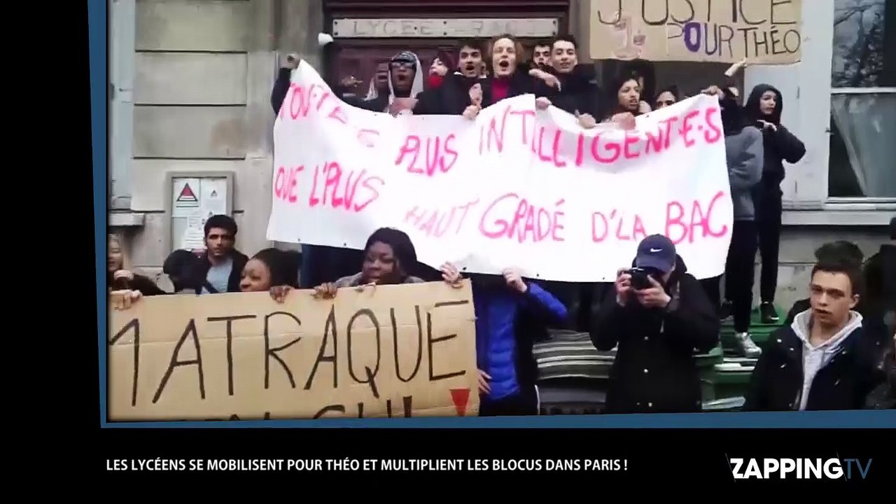 Blocus pour Théo : les lycéens en colère, les incidents avec la police (vidéo)