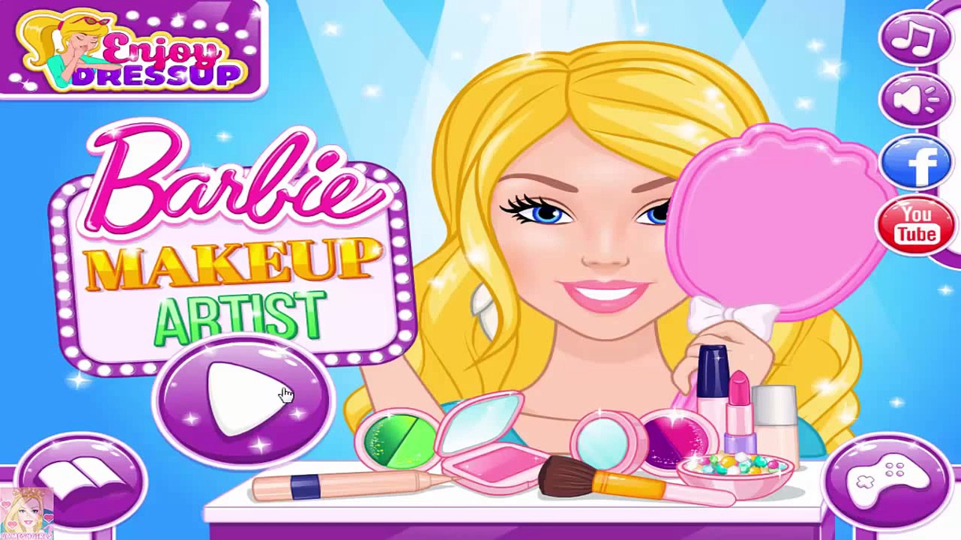 makeup barbie barbie