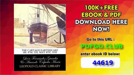 The Cartago earthquake 6h