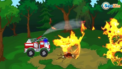 La Grande Excavadora y El Camión infantiles - Caricatura de Carritos Para Niños