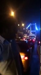 BOĞAZ KÖPRÜSÜNDE MAHSUR KALAN İNSANLAR