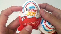 Huevos sorpresa alemán y griego Kinder Joy Huevos Sorpresa de Desempacar.mp4