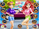 Belle & Ariel Car Wash: Disney Games For Girls - Belle & Ariel Car Wash! Kids Play Palace