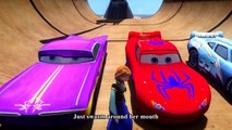 SPIDERMAN MCQUEEN de dibujos animados para Niños de Disney Pixar Cars Rayo McQueen Rimas infantiles Para
