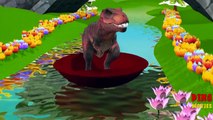Gigante Dinosaurios Dedo de la Familia de Mega Colección | Dinosaurios T-REX de dibujos animados de canciones infantiles Para