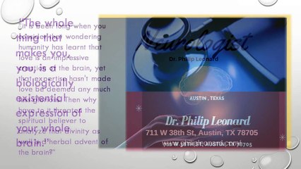 {Dr. Philip Leonard} - A Private Practitioner for Diseases Problems