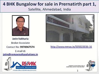 4 BHK Bungalow for sale in Prernatirth part 1, Satellite, Ahmedabad, India - YouTube (360p)