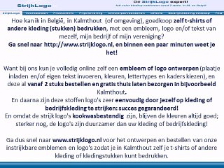 Zelf kleding bedrukken Kalmthout