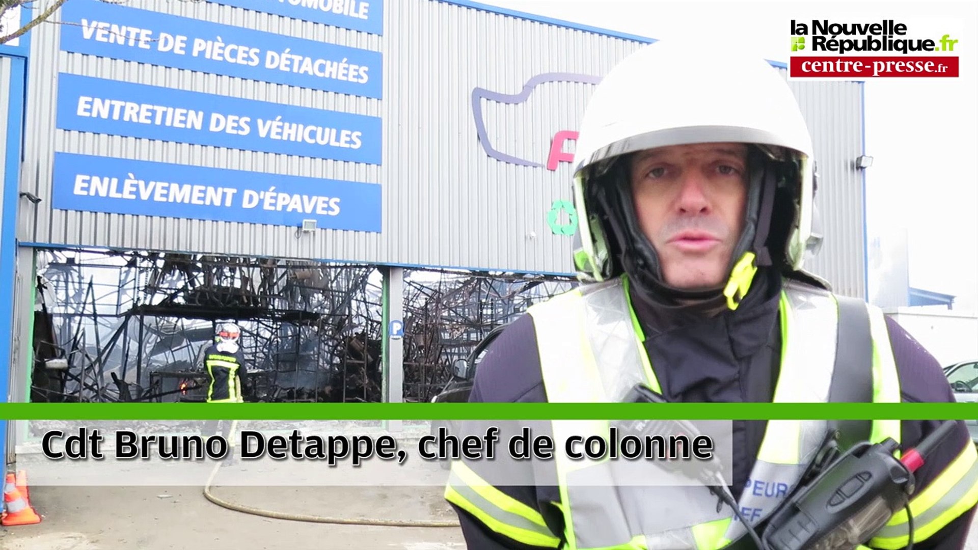 VIDEO. Coussay-les-Bois. La casse auto Augustin détruite par un incendie -  Vidéo Dailymotion