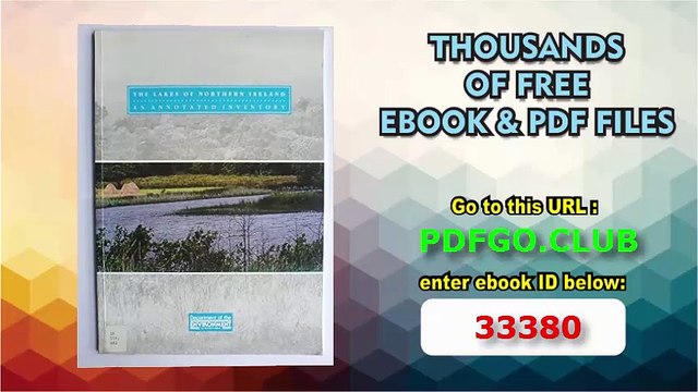 The Lakes of Northern Ireland (Countryside wildlife research series