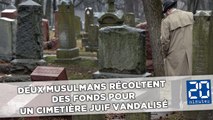 Etats-Unis: Deux musulmans récoltent des fonds pour un cimetière juif vandalisé, leur campagne cartonne