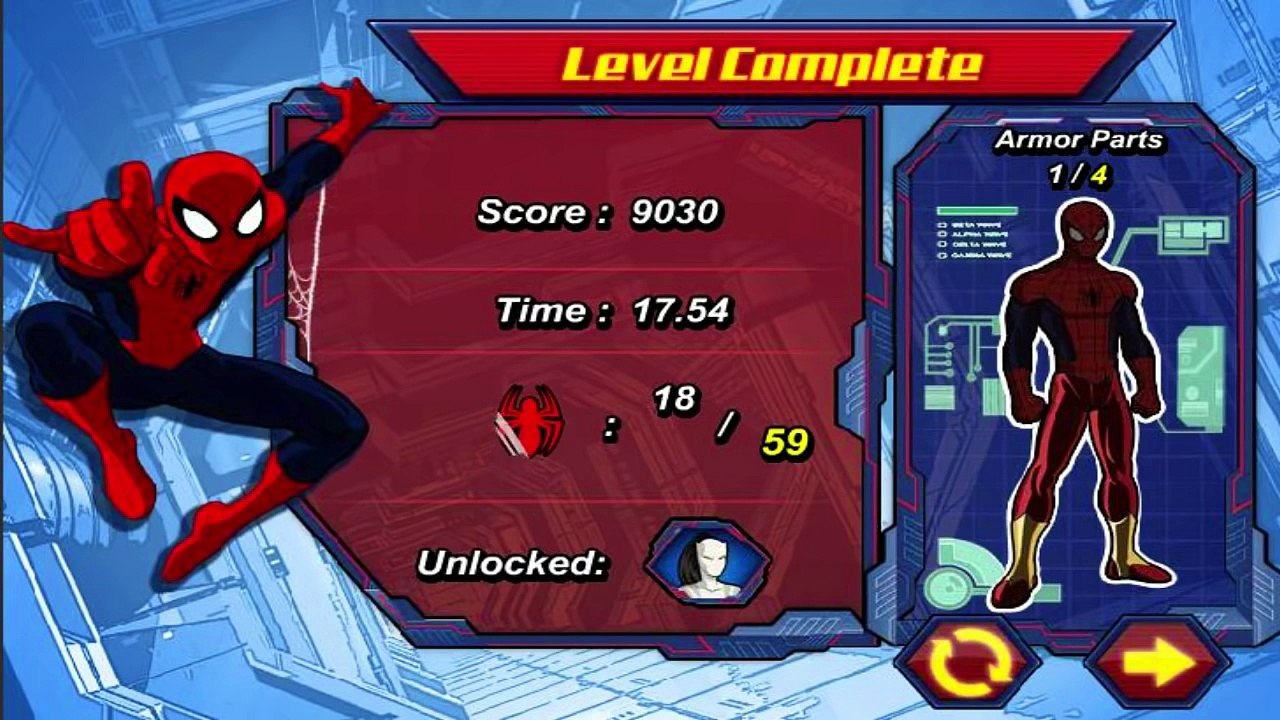 Spiderman Marvel Ultimate Spiderman Iron Spider [ Full Gameplay ] Spider-Man Games