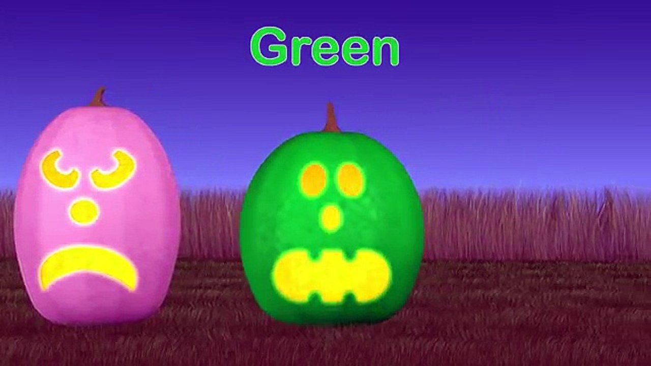 Rolling Pumpkins Teach Shapes for Children - Learn & Spell Shapes
