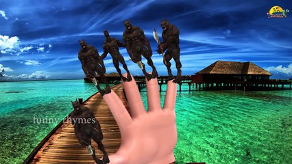 dinosaur Finger Family Nursery Children 3d English Rhymes | Animated Animals Collection