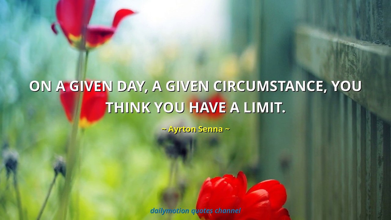 Ayrton Senna Quotes #2