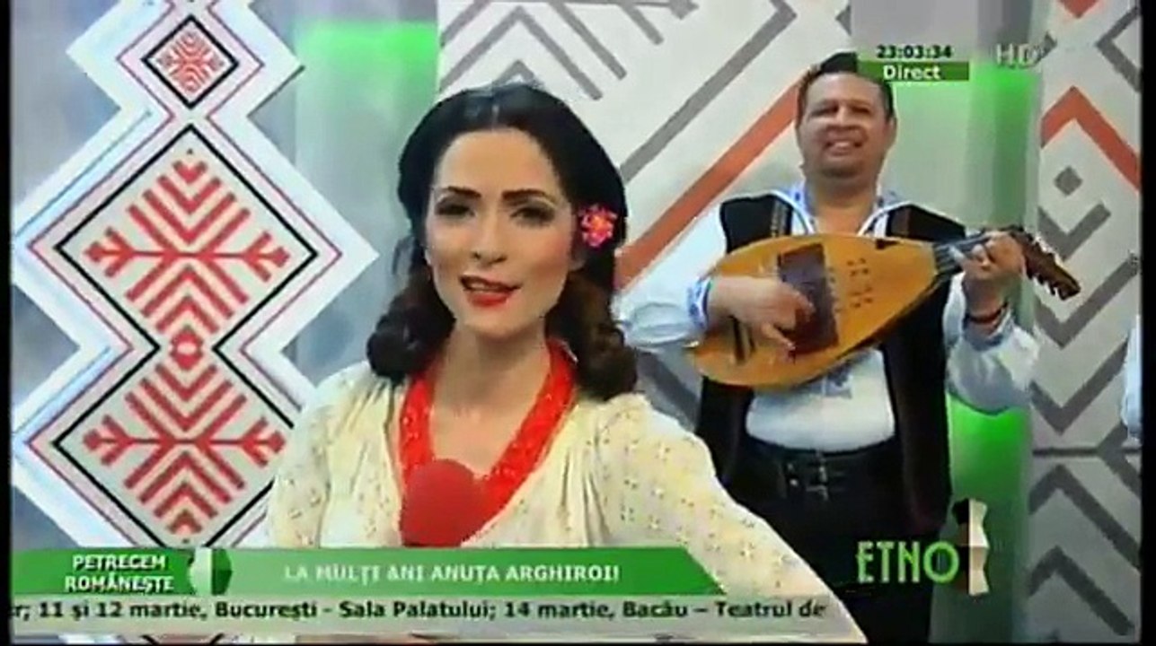 Raluca Burcea - Hai, la hora mare (Petrecem romaneste - ETNO TV - 22.02.2016)
