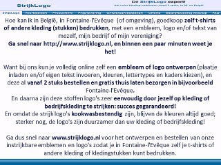 Zelf kleding bedrukken Fontaine-l'Evêque