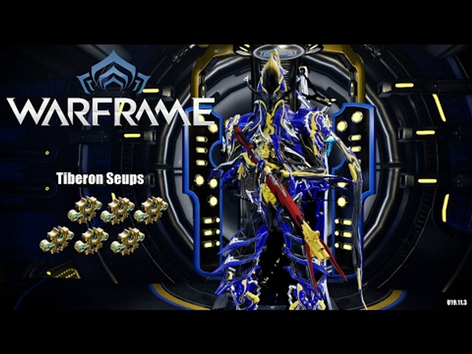 Warframe: Tiberon 6x Forma Setup (With/Without Riven Mod) U19.11.3