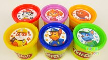 Щенячий патруль играть doh сюрприз яйца игрушки для малышей учим цвета