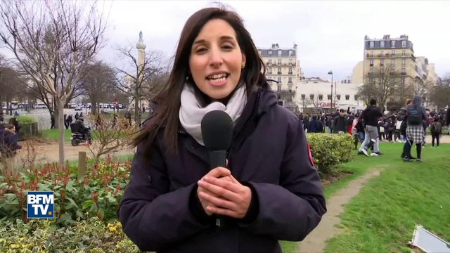Pétards, gaz lacrymogène… des heurts éclatent entre lycéens et policiers à Paris