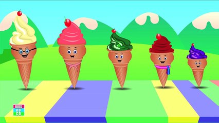 Video herunterladen: Ice Creams Finger Family Songs & Learn Colors Collection & Nursery Rhymes