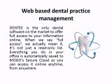 web based dental practice management