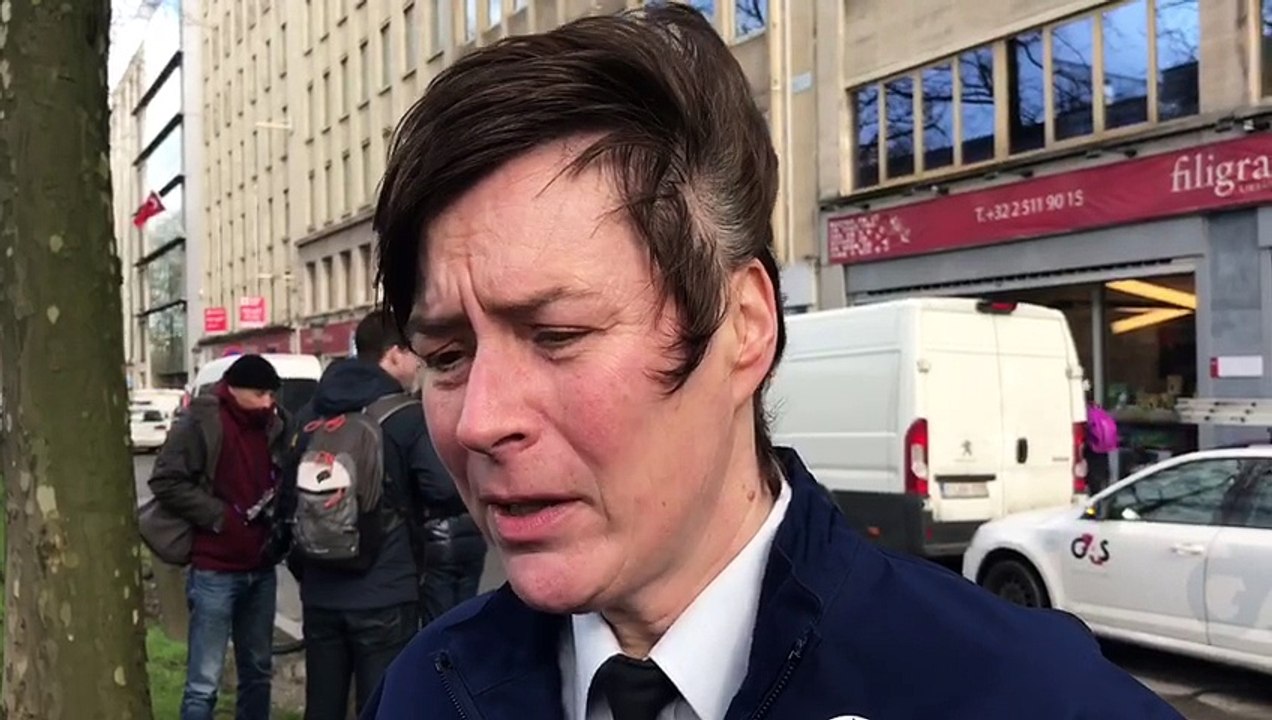 Braquage banque à Bruxelles: Ilse Van de Keere porte parole zone Bruxelles Capitale / Ixelles