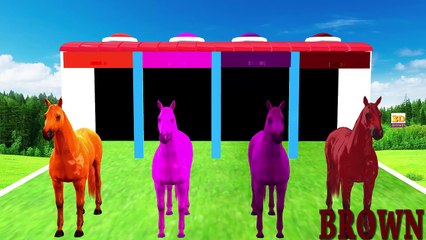 3D Caballo Colores de las Canciones de la Colección, el Aprendizaje de los Colores Para los Niños canciones infantiles y Canciones