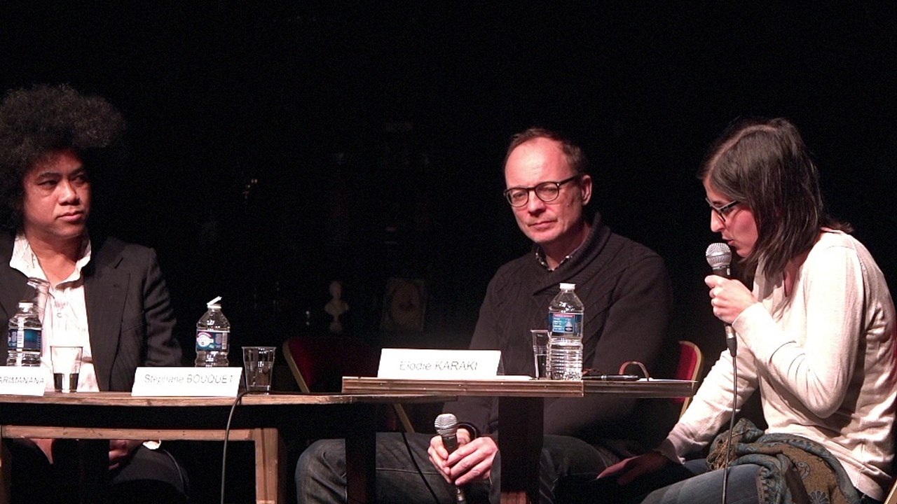 Enjeux X Stéphane Bouquet, Jean-Luc Raharimanana et E Karaki