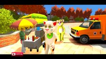 STREET VEHICLE COLORS AMBULANCE & COLORS TALKING TOM CAT NURSERY RHYMES SONGS FOR CHILDREN