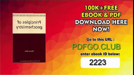 Fundamentals of Geochemistry