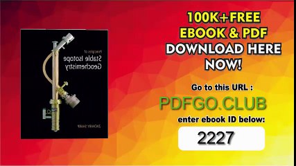 Principles of Stable Isotope Geochemistry 1st Edition