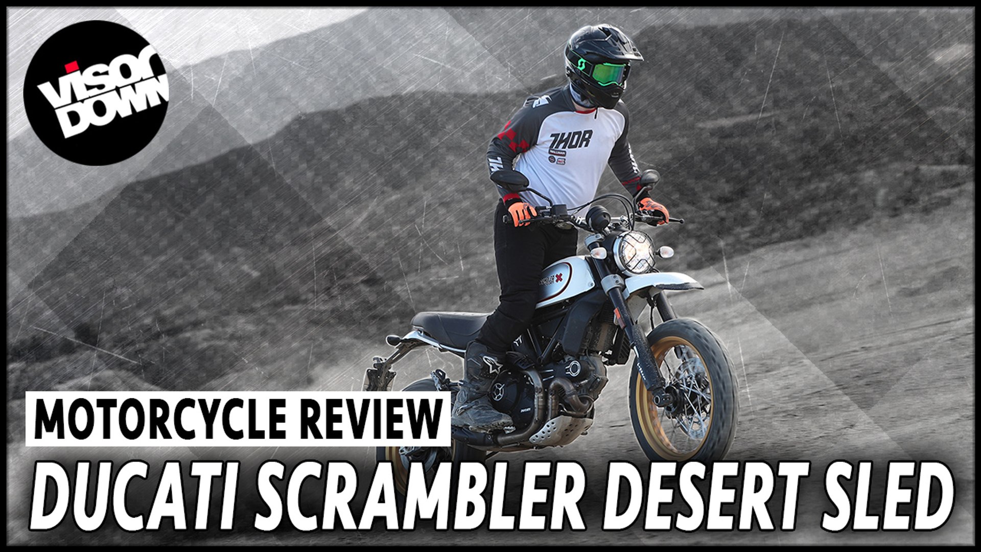 Ducati Scrambler Desert Sled Review First Ride Video Dailymotion