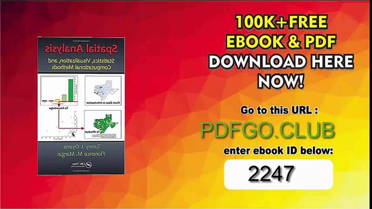 Spatial Analysis_ Statistics, Visualization, and Computational Methods