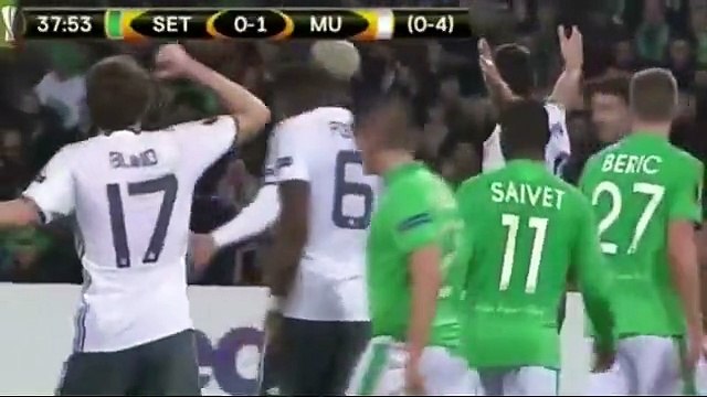 Saint-Etienne 0-1 Manchester United - Maç Özeti izle (22 Şubat 2017)
