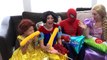 Misterdoyan superhero Frozen Elsa and Spiderman Giant Candy Haul Disney Princesses and Bea