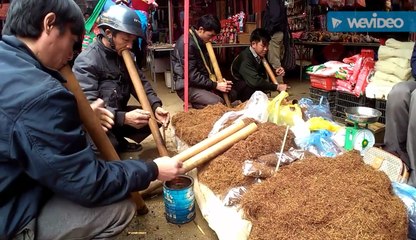 Au Vietnam, le tabac est partout même au marché des agriculteurs !