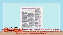 READ ONLINE  OneNote 2016 Introduction Quick Reference Guide  Windows Version Cheat Sheet of