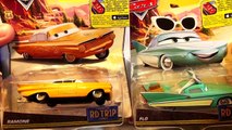 Disney Pixar Cars Unboxing Road Trip Flo with Ramone and Lightning McQueen