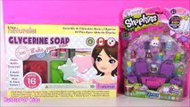 Kiss Naturals Glycerine Soap DIY Craft Making Kit SHOPKINS Unboxing Toy Review by TheToyRe