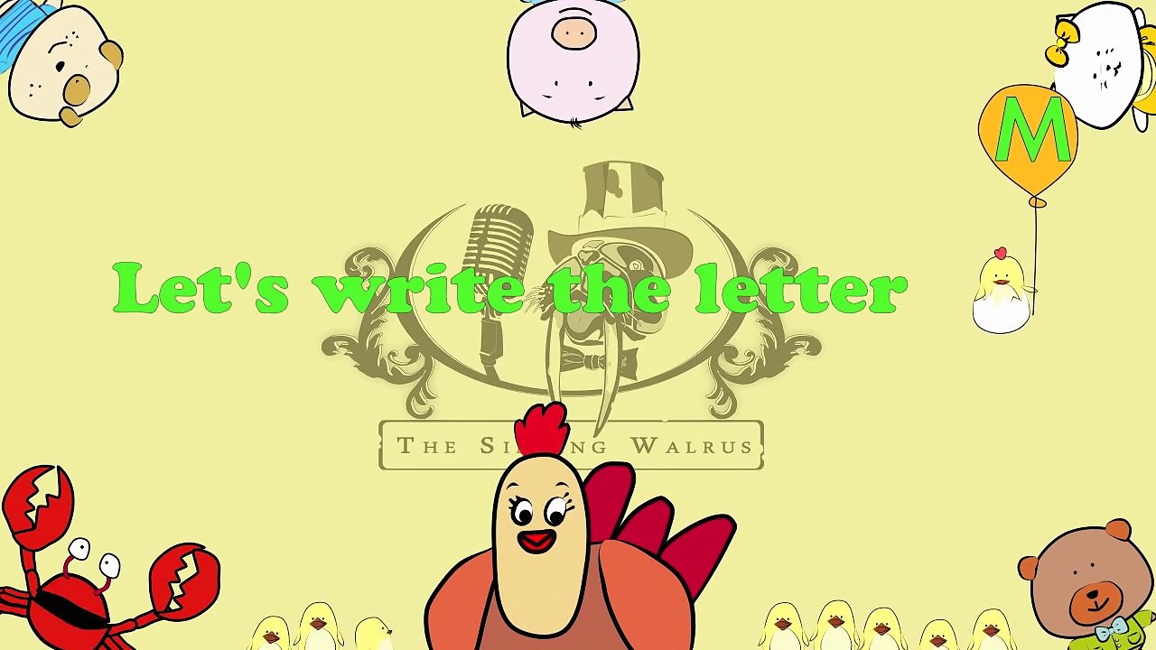 Write the letter I | Alphabet Writing lesson for children | The Singing Walrus