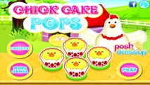 Chick Cake Pops Fun Games for Kids Baby Video Part 1