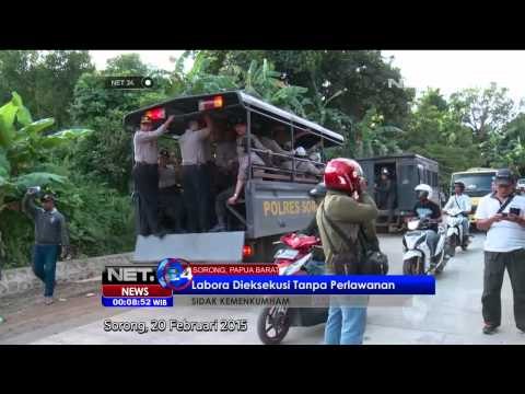 Kementerian Hukum dan HAM Melakukan Sidak di Lapas Sorong - NET24