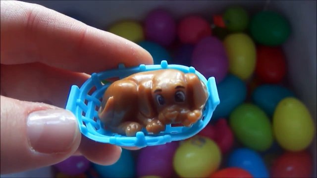 18 toys surprise eggs Spongebob The Smurfs Moshi Monsters Kinder Surprise