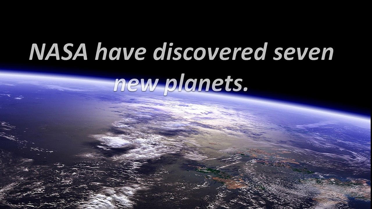 7 Earth-sized planets orbiting nearby star discoverd