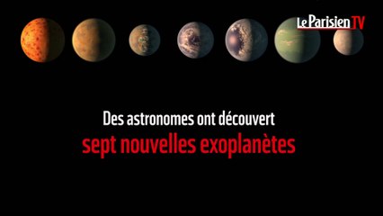 Découvrez les sept nouvelles exoplanètes