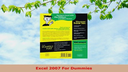 READ ONLINE  Excel 2007 For Dummies