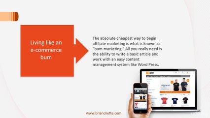 002 Appreciating the life of an affiliate marketing bum