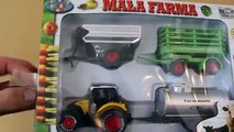 JOHN DEERE FARM TOY PLAYSET UNBOXING HORSES COWS VEHICLES ARTICULATED TRACTOR FORKLIFT